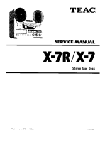 Teac X-7-Service-Manual 